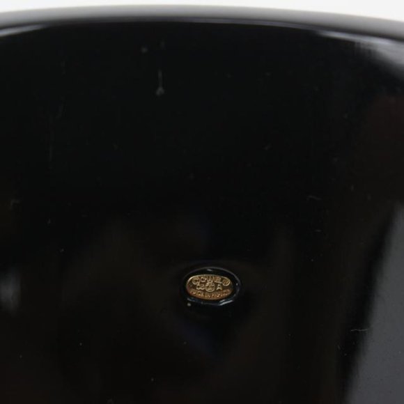 Chanel 05A Black Tree Clover CC Charm Cuff Bangle - Picture 3 of 12